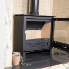 " Limited Offer " Ecosy+ Panoramic Multi-Fuel 5kw Stove - Defra Approved, Ecodesign